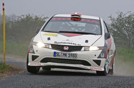 Martin Knudsen og Søren Kjær kørte et højt konkurrence-tempo i Int. 48. Thüringen Rallye.